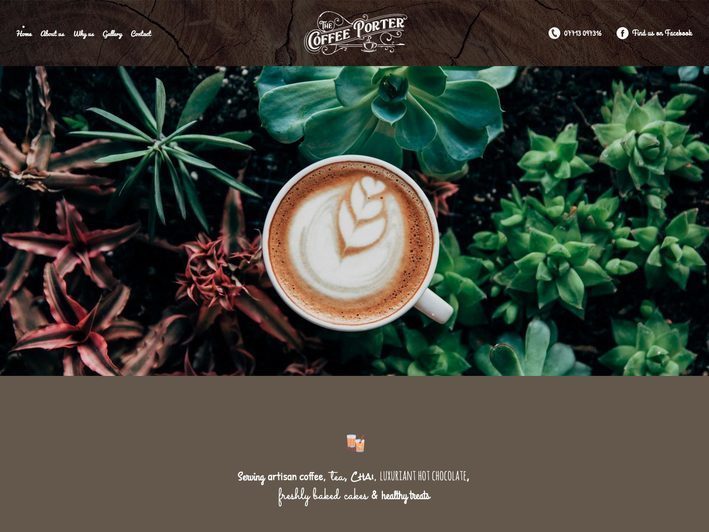 A coffee website