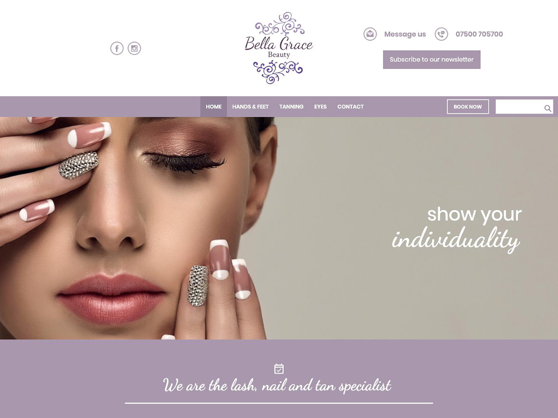 The Bella Grace website created by it'seeze Birmingham