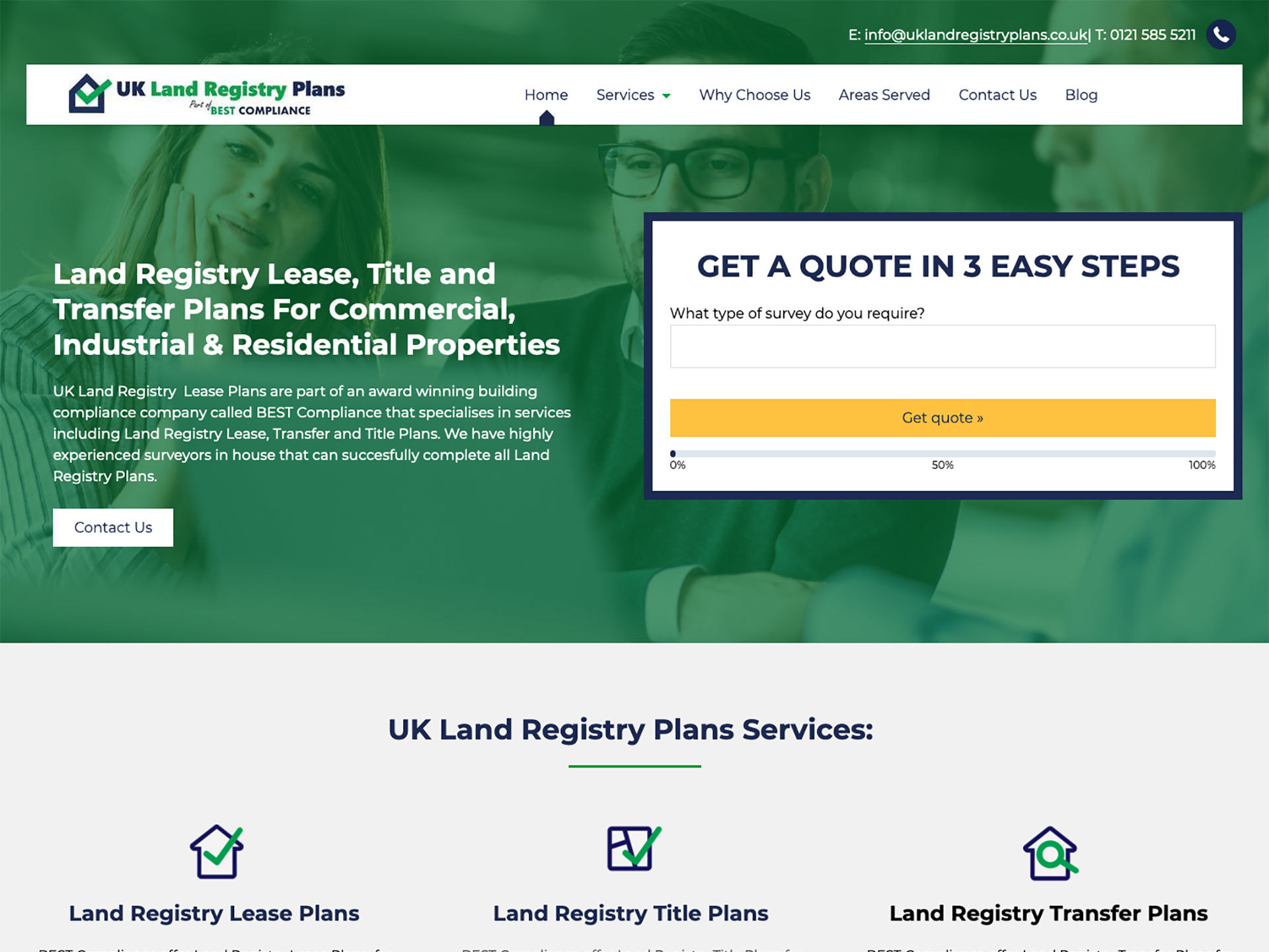 A solicitors website design